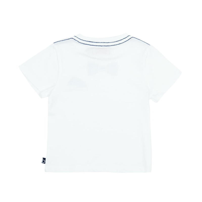 Bluzka z krókim rękawem i muszką Boboli