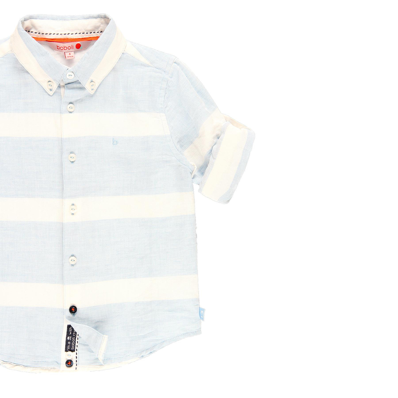 Koszula lniana dla chłopca Boboli