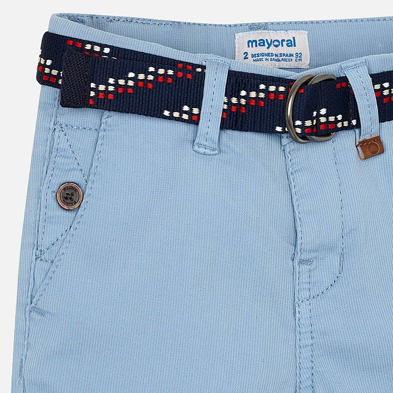 Bermudy z paskiem niebieskie Mayoral