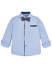 Koszula niebieska z muszką z długim rękawem Mayoral dla chłopca