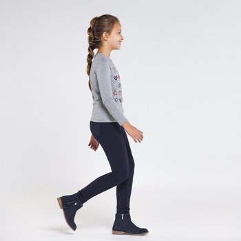 Długie spodnie dla dziewczynki granatowe Mayoral