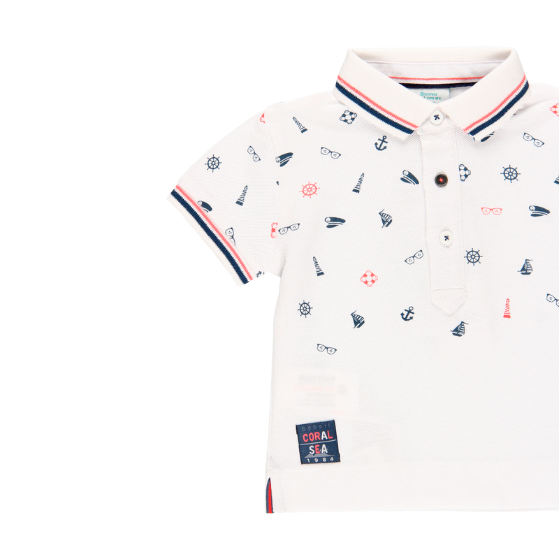 Bluzka 0olo z krótkim rękawem dla chłopca Boboli