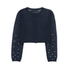 Sweter dla dziewczynki kolor granatowy