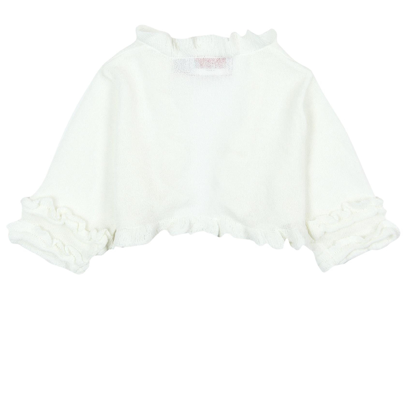 Bolerko dla dziewczynki kremowe Boboli