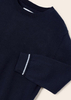 Sweter basic z lamówką kolor Granatowy Mayoral dla chłopca
