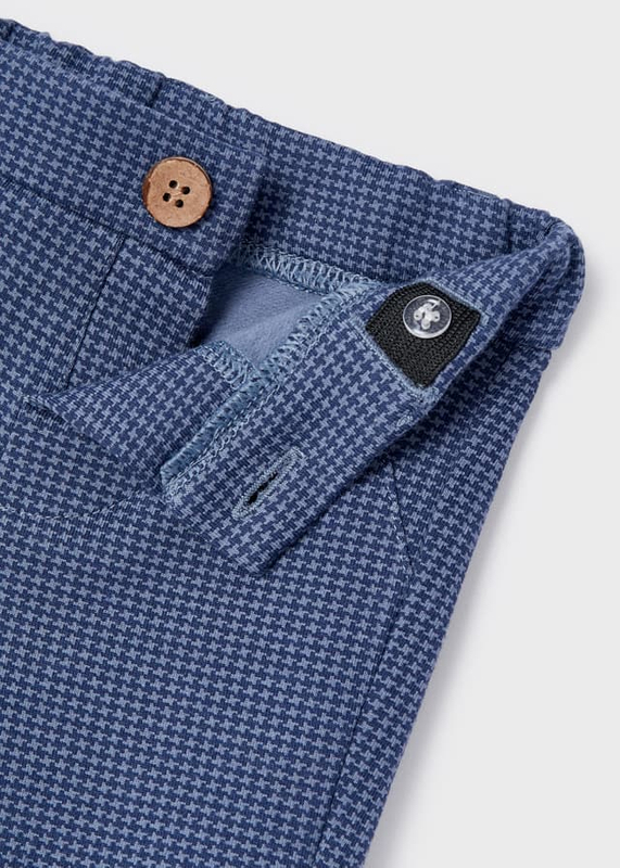 Spodnie dzianina eleganckie Vintage dla chłopca uroczystość, chrzest Mayoral