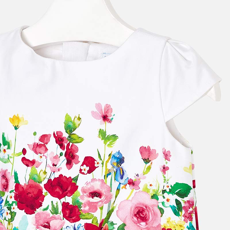 Sukienka z krótkim rękawem Mayoral w kwiatki