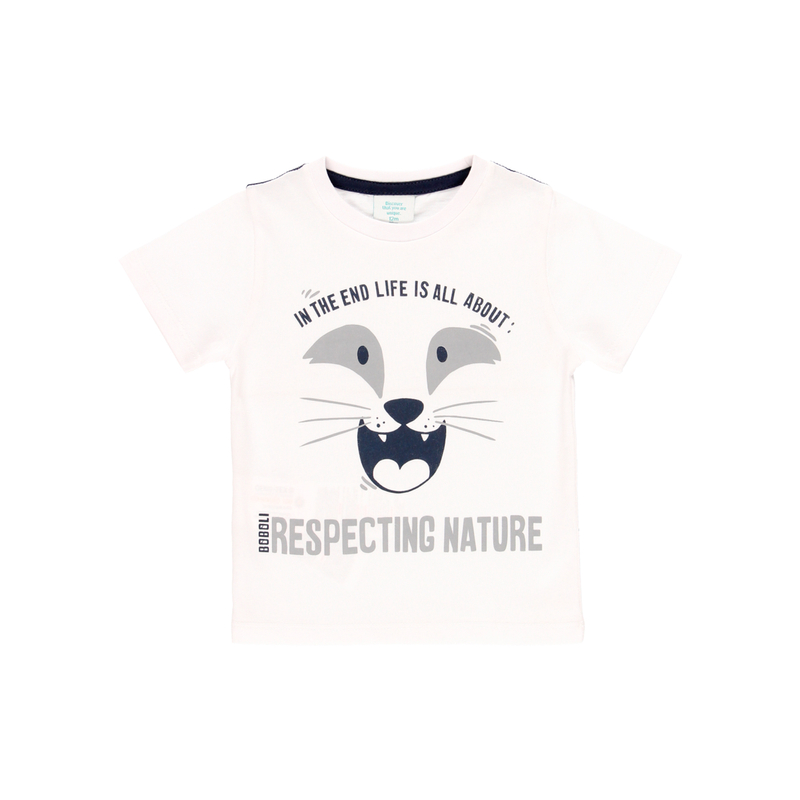 Bluzka z krótkim rękawem dla chłopca Boboli