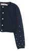 Sweter dla dziewczynki kolor granatowy