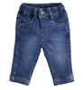 Spodnie z efektem denim  kolor z przetarciem iDO
