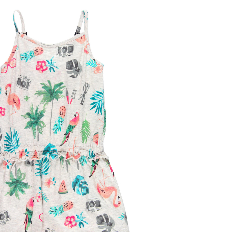 Sukienka na ramiączka dla dziewczynki bawełniana Boboli