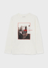 Koszulka z długim rękawem kremowa dla chłopca Mayoral "enjoy the city"