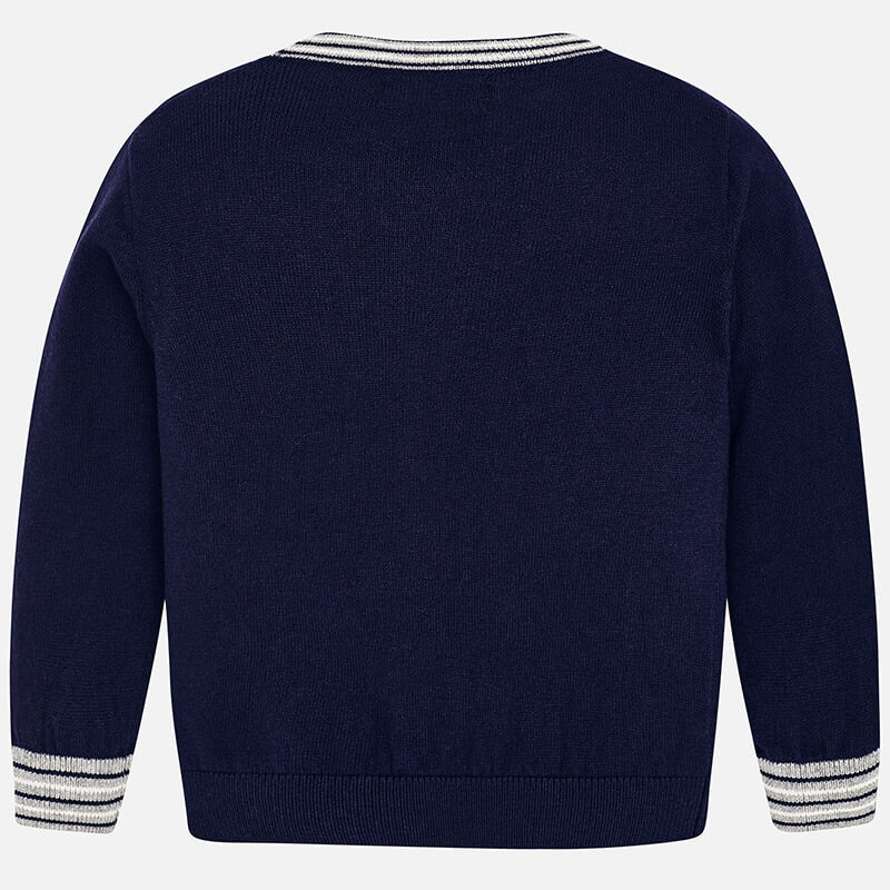 Sweter rozpinany na guziki Granatowy Mayoral