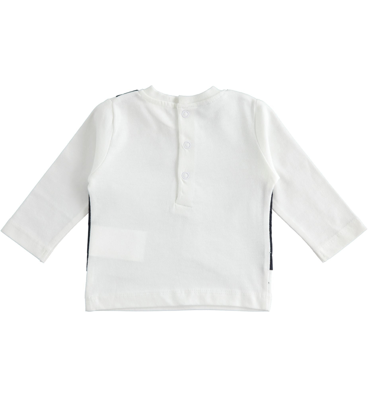 Bluzka niemowlęca z długim rękawem dla chłopca z muszką iDO