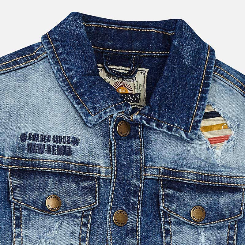 Kamizelka jeansowa dla chłopca Mayoral