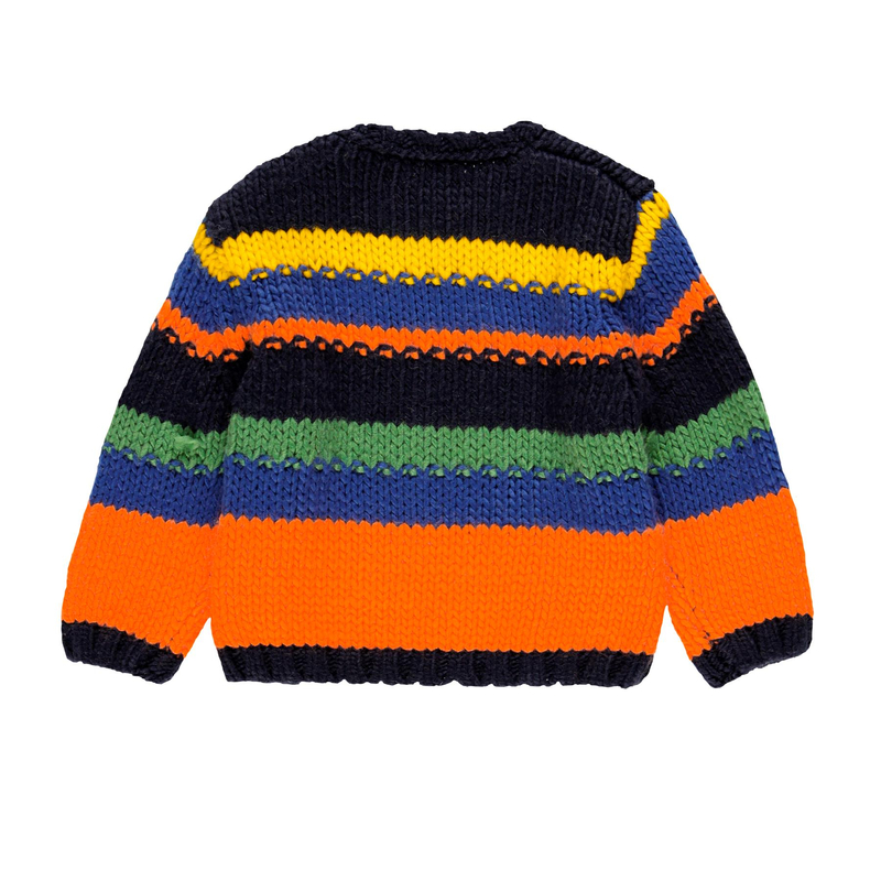 Sweter dla chłopca kolor ciemny niebieski