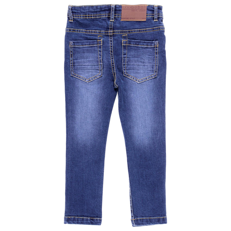 Spodnie dżinsowe dla chłopca kolor niebieski Boboli