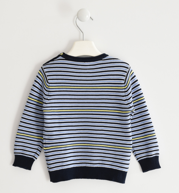 Sweter w paski dla chłopca iDO