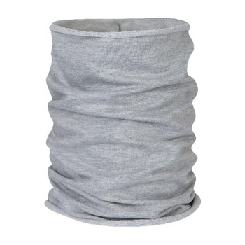 Komin z elastycznej bawełny Broel szary pojedynczy