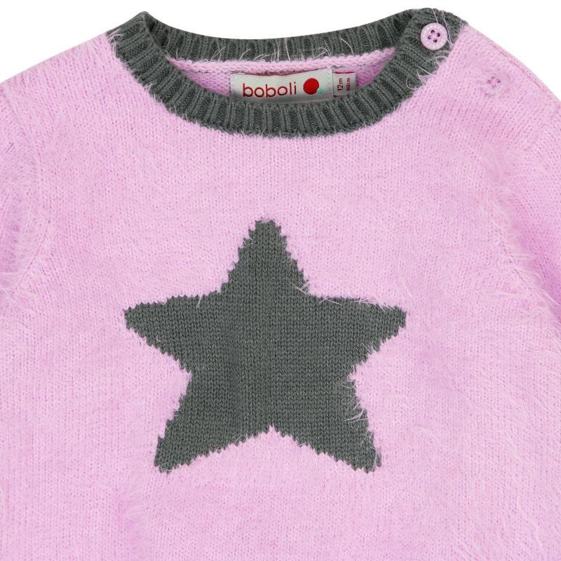 Sweter dla dziewczynki moher Boboli
