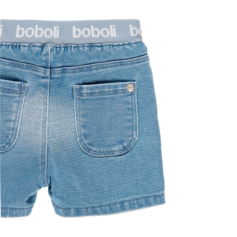 Szorty dla chłopca Boboli niebieskie jeans