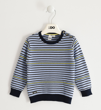 Sweter w paski dla chłopca iDO