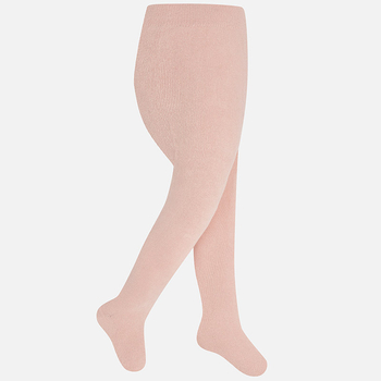 Rajstopy bawełniane gładkie dla dziewczynki kolor nude Mayoral