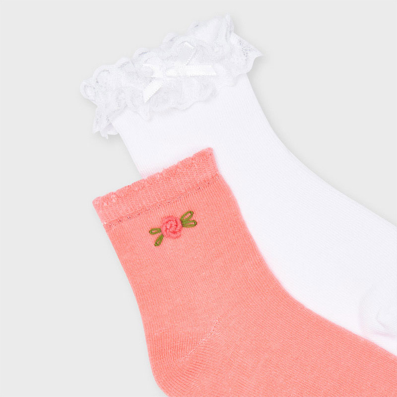 Skarpetki dla dziewczynki kolor różowy Mayoral