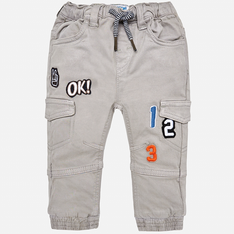 Spodnie cargo Mayoral dla chłopca kolor szary