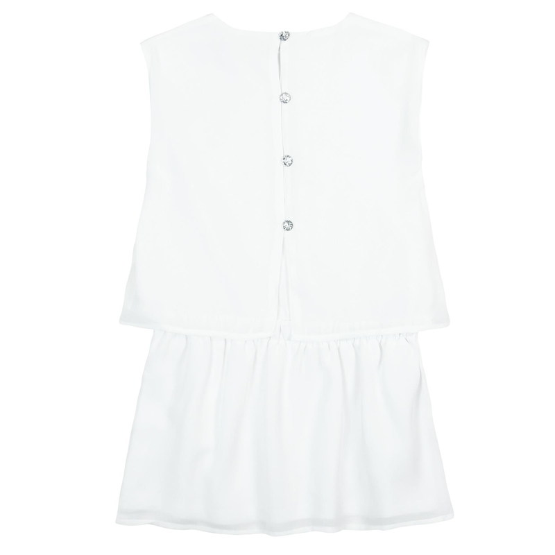 Sukienka szyfonowa dziewczęca BOBOLI 727590-1100 – elegancka, lekka, z cekinami
