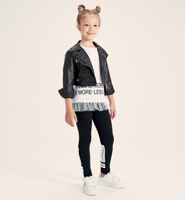 Leginsy dla dziewczynki iDO czarne