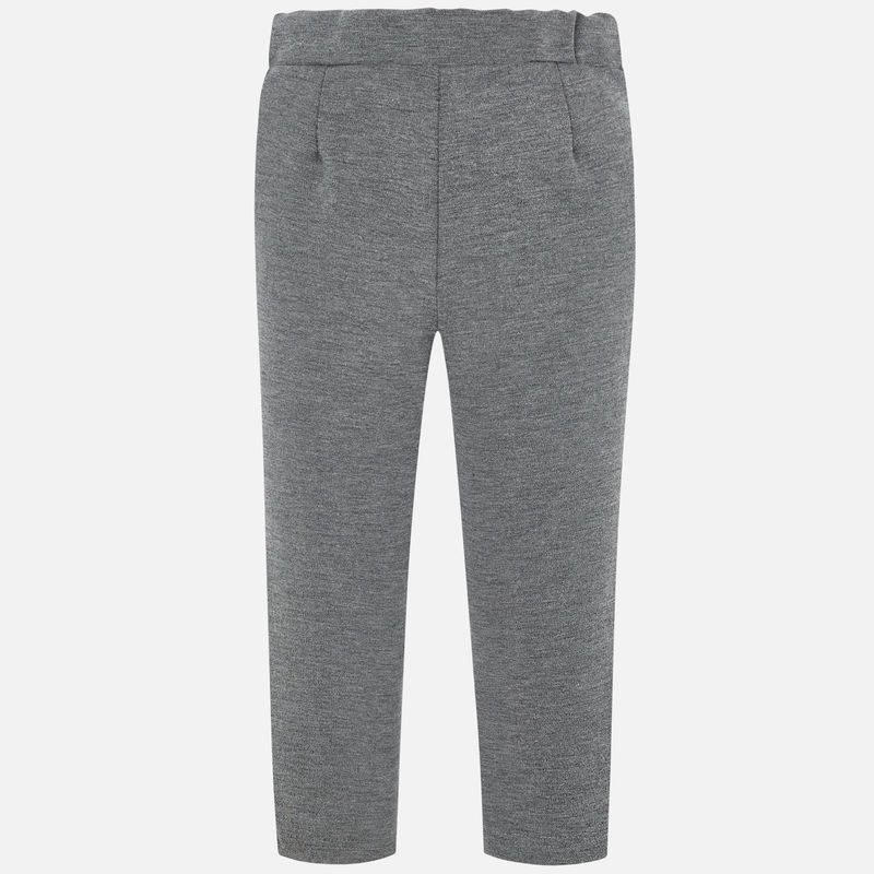 Spodnie dzianinowe eleganckie szare dla dziewczynki Mayoral