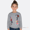 Bluza dla dziewczynki z naszywkami Mayoral