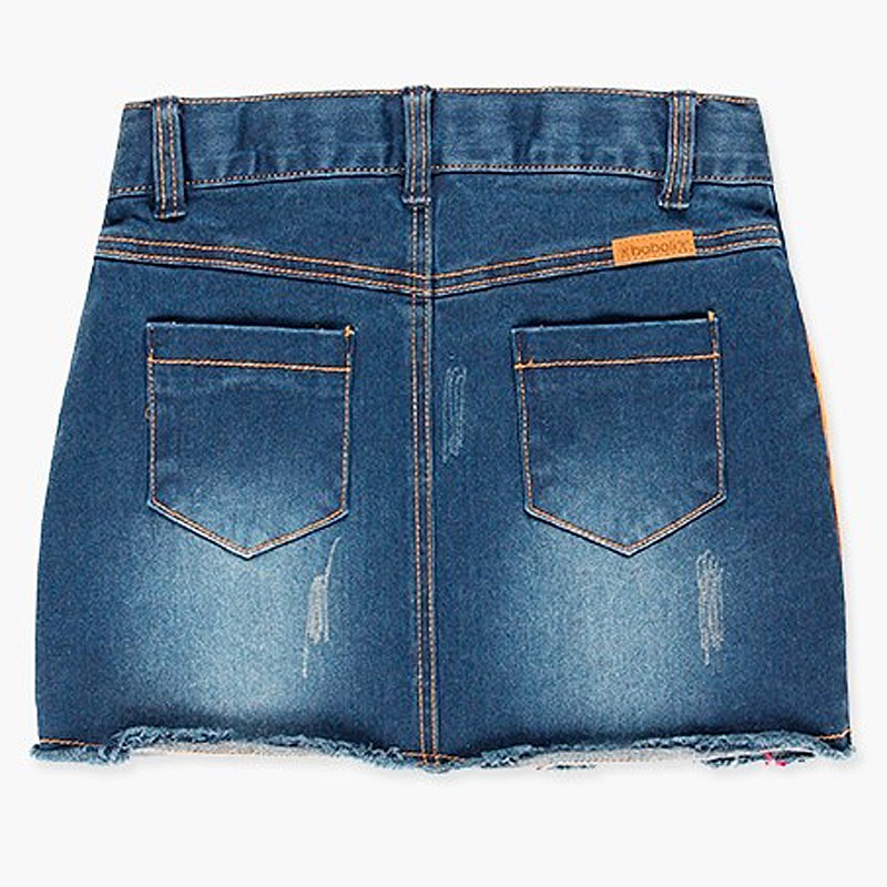 Spódnica denim dla dziewczynki kolor niebieski