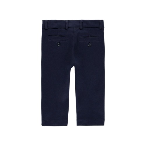 Eleganckie spodnie dzianinowe dla chłopca Granatowy Boboli