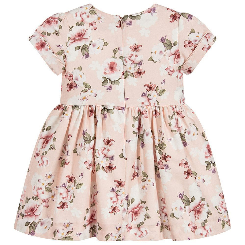 Sukienka z krótkim rękawem na podszewce w kwiaty Mayoral