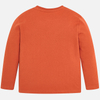 Bluzka z długim rękawem dla chłopca kolor terakota Mayoral