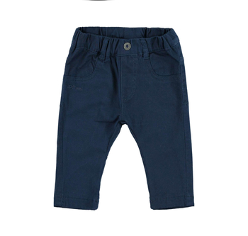 Spodnie niemowlęce granatowe na podszewce dla chłopca iDO