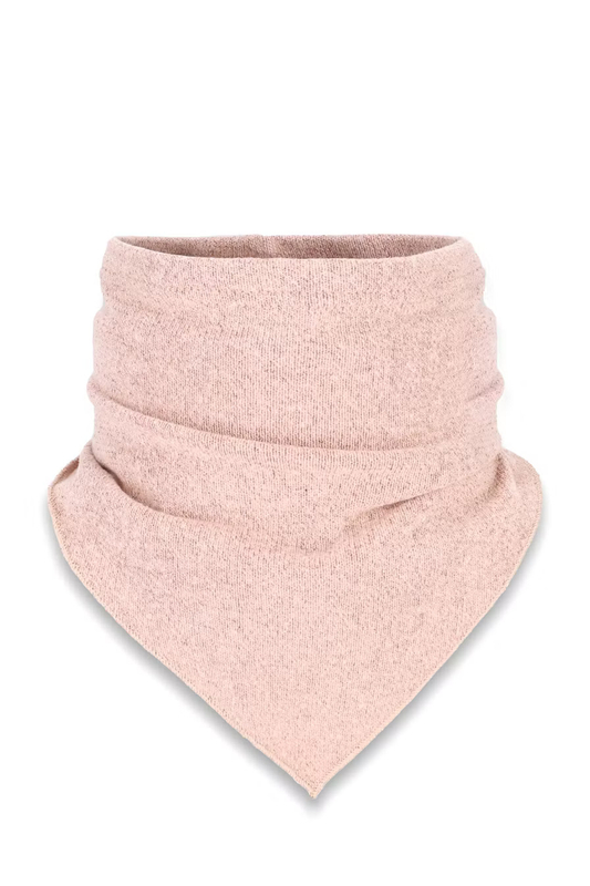 Komin chusteczka niemowlęca z dzianiny Broel różowy pojedynczy