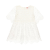 Sukienka z gipiury dla dziewczynki kolor biały Boboli