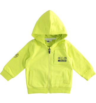 Bluza rozpinana z kapturem dla chłopca iDO