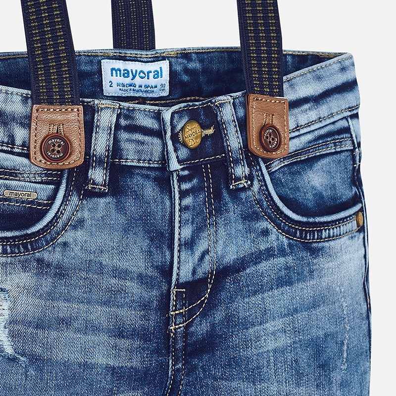 Spodnie dżinsowe Mayoral dla chłopca kolor niebieski