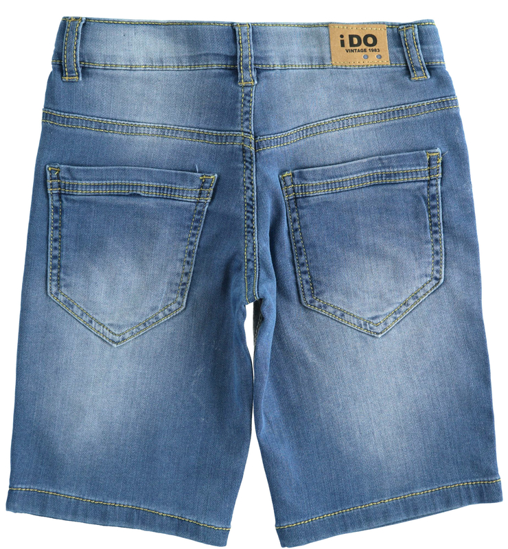 Miękkie szorty w stylu denim kolor niebieski iDO