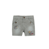 Szorty krótkie spodenki kolor szary Boboli dla chłopca