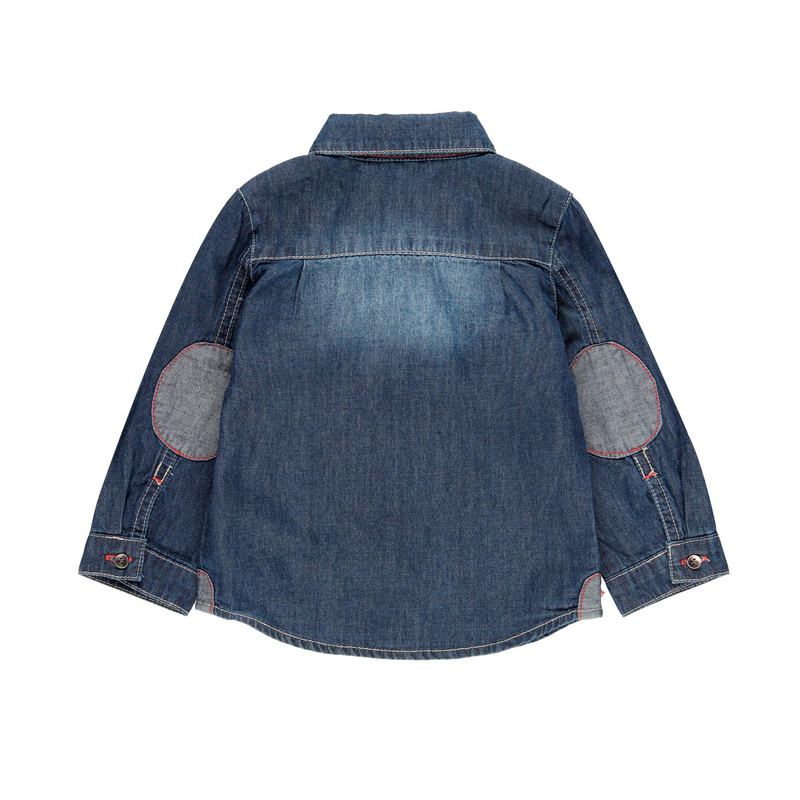 Koszula denim z długim rękawem dla chłopca Boboli