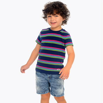 Bermudy jeans z kieszeniami Mayoral dla chłopca