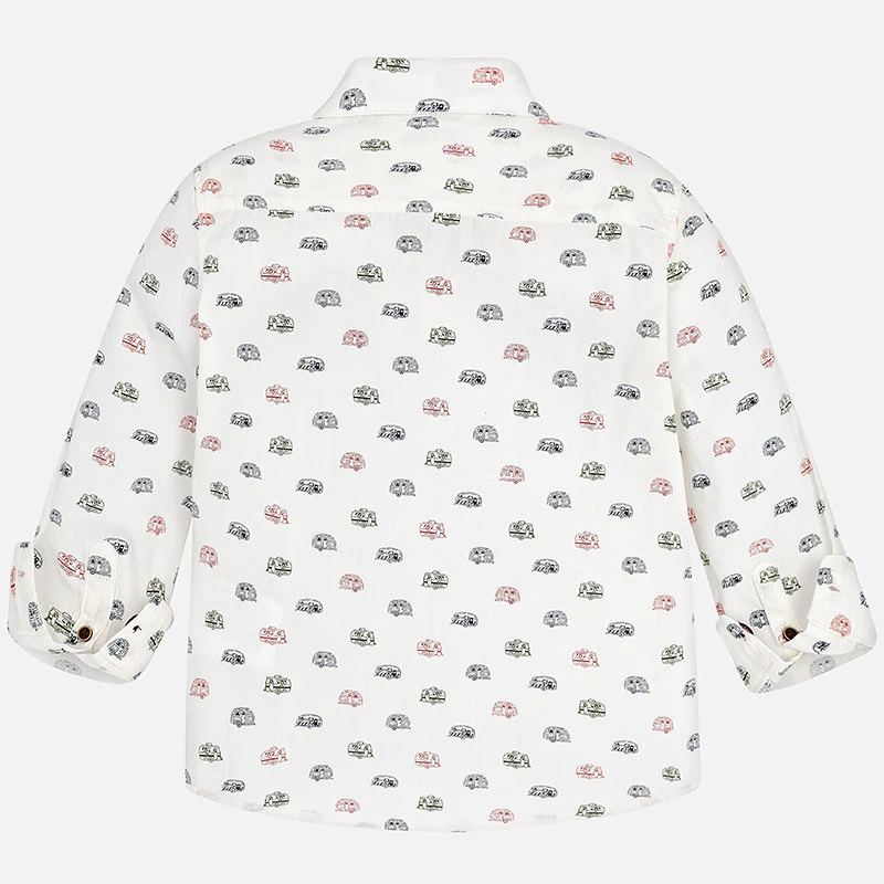 Koszula biała camping Mayoral dla chłopca