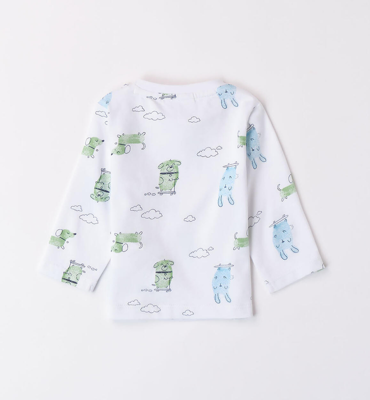 Bluzka niemowlęca z długim rękawem dla chłopca iDO zwierzątka