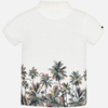 Bluzka polo z krótkim rękawem z nadrukiem palm Mayoral