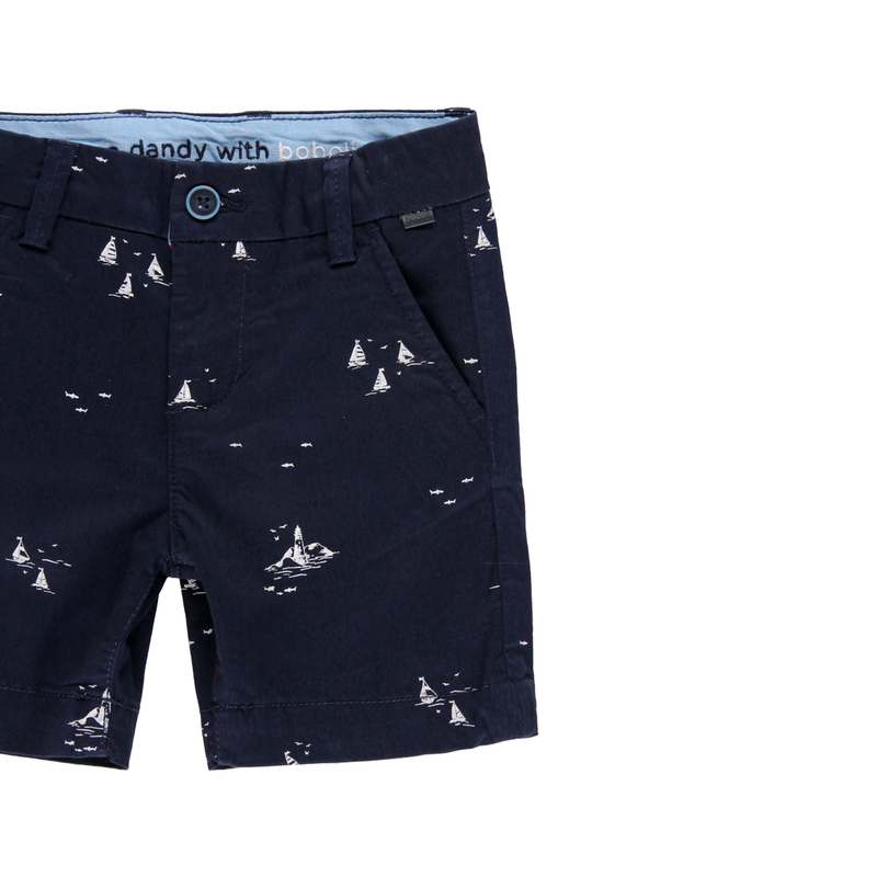 Szorty dla chłopca Boboli żaglówki